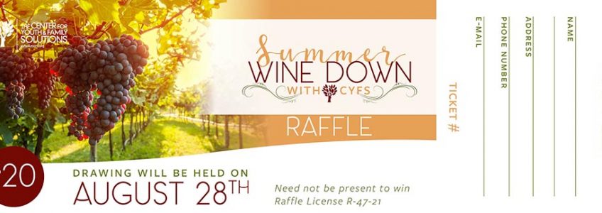 CYFS Announces the Summer Wine Down Raffle Winners